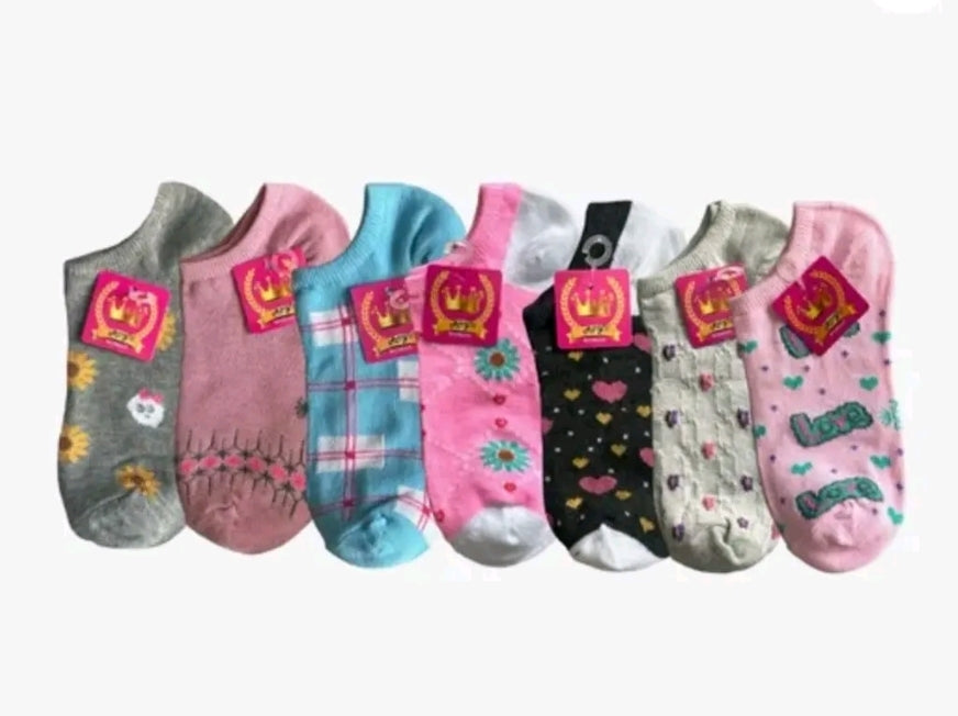 CALSETIN CORTO PARA DAMA 12 PARES COMODOS EN ALGODON IDEALES PARA TI 12 PIESAZ EN DIFERENTES TONALIDADES