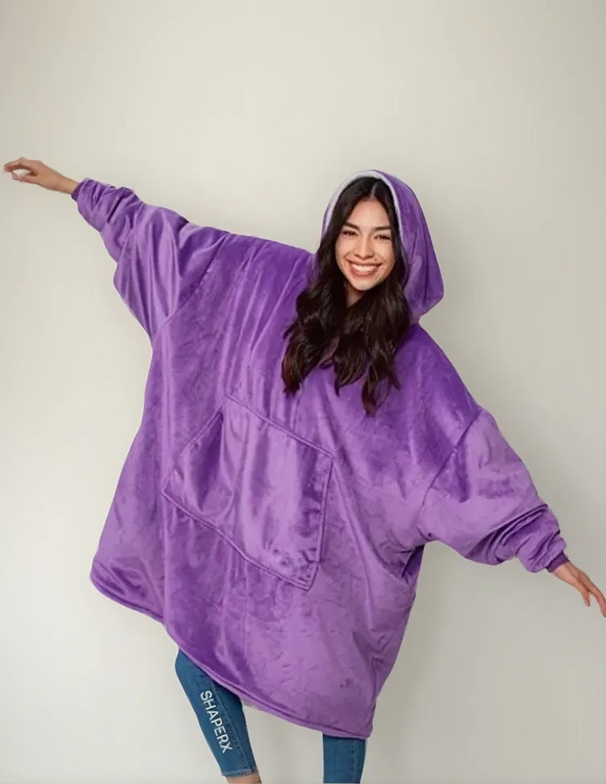 Sudadera Cobija Hoodie Con Capucha Afelpada Calientita Suave