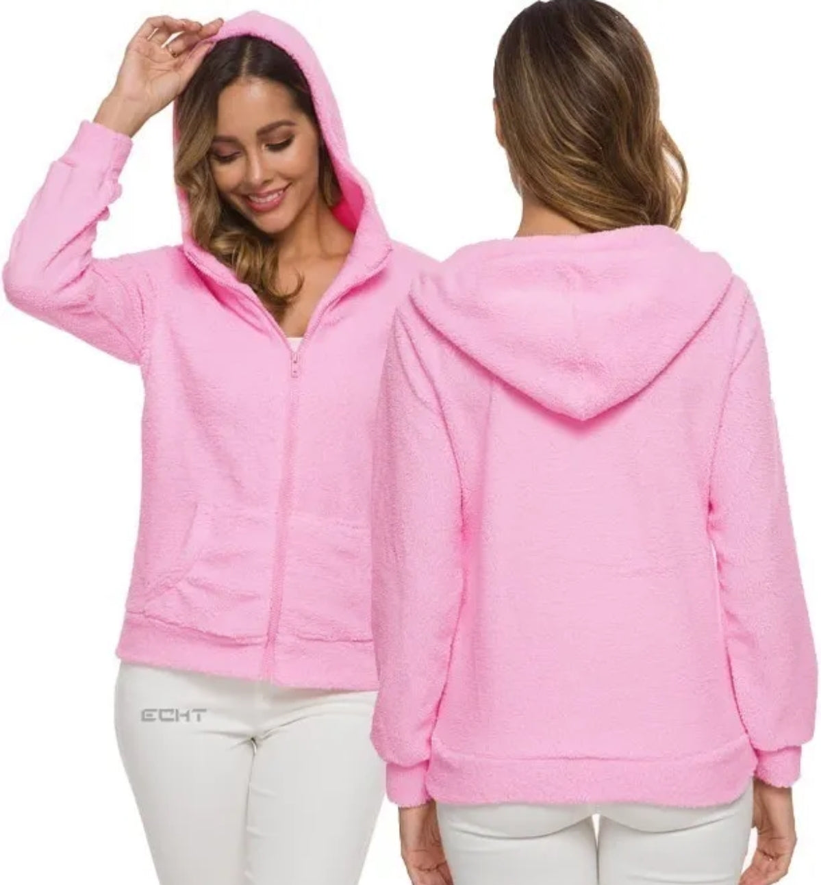 Sudadera Chamarra Casual Afelpada Rica Cómoda Borr 202307 G