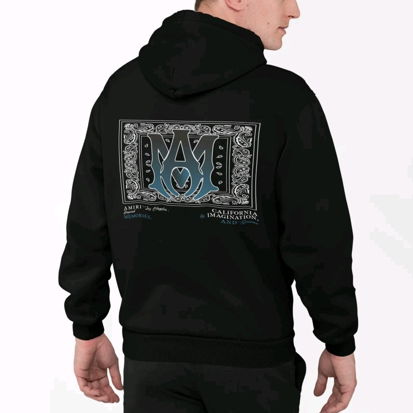 Sudadera Hoodie Casual Urbano Gym Amir i Marco Unisex Unitalla con Capucha