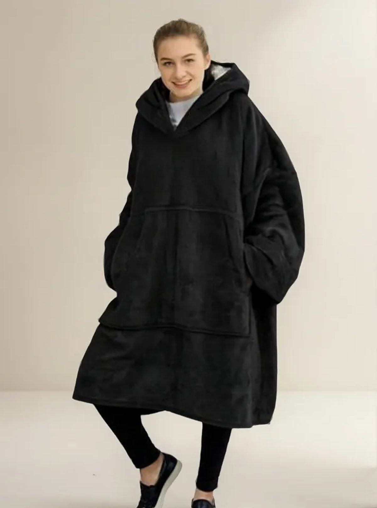 Sudadera Cobija Hoodie Con Capucha Afelpada Calientita Suave