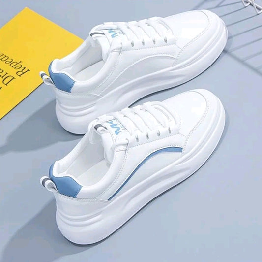 ISPORTE - Zapatillas deportivas informales versátiles para mujer, con colores a juego, cómodas transpirables y resistentes al desgaste. Zapatillas de skate de caña baja, punta redonda y cordones estilo universitario. Ideales para leer a diario, trabajar