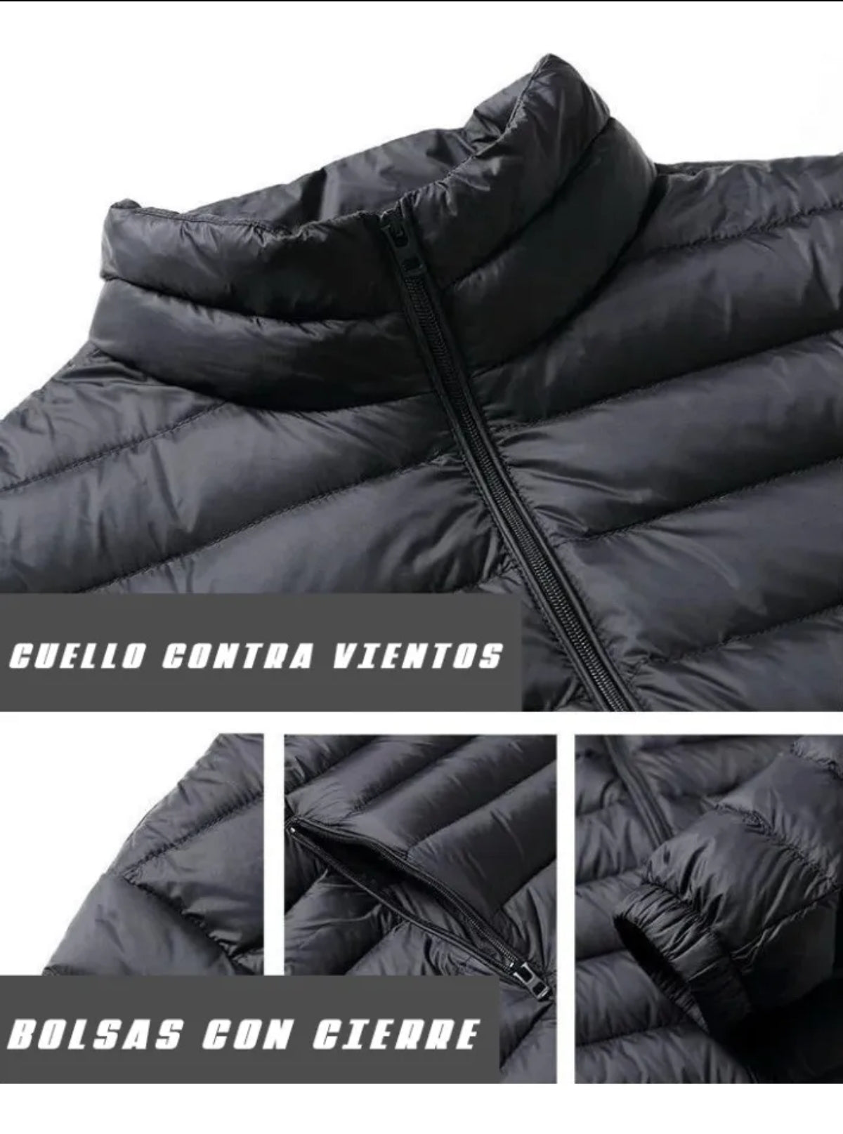 Chamarra Moda Casual Acolchonada Calientita Hombre 101201am7