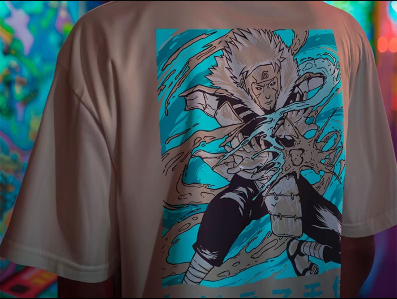 Playera Solomon's 1er. HOKAGE NARUTO | 100% Algodón | Tacto Suave | Anime Streetwear