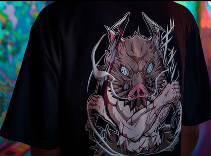 Playera Solomon's INOSUKE DEMON SLAYER | 100% Algodón | Tacto Suave | Anime Streetwear