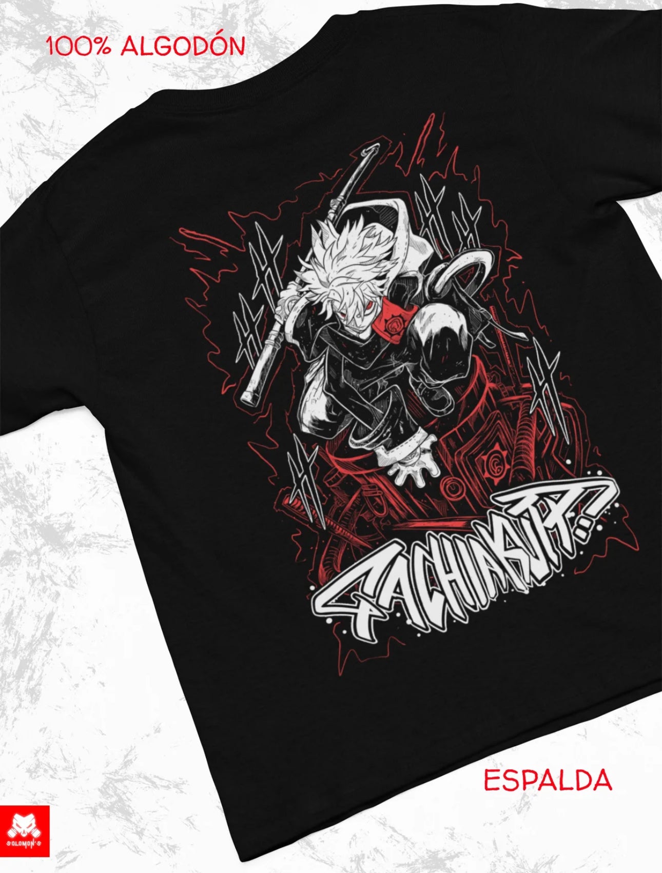 Playera Solomon's GACHIAKUTA | 100% Algodón |
Tacto Suave | Anime Streetwear