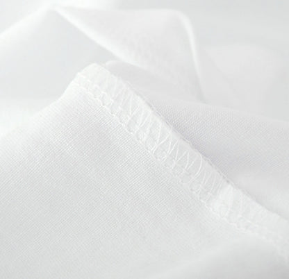 (🌎 PRODUCTO INTERNACIONAL) Camiseta Holgada Con Cuello Redondo Geométrico De Moda