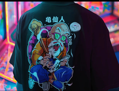 Playera Solomon's MAESTRO ROSHI DRAGON BALL | 100% Algodón | Tacto Suave | Anime Streetwear