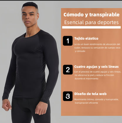 Playera Licra Deportiva Secado Rápido De Compresión