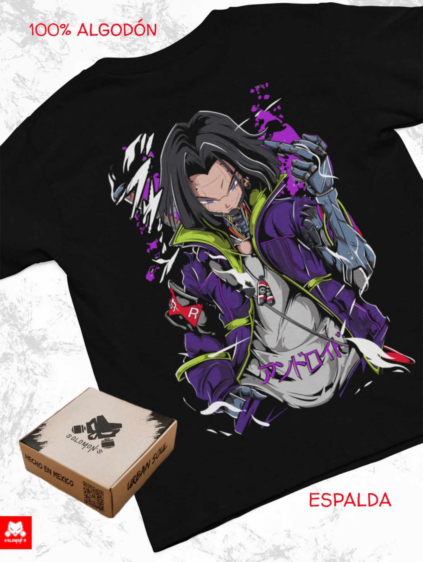 Playera Solomon's NO. 17 DRAGON BALL | 100%
Algodón | Tacto Suave | Anime Streetwear