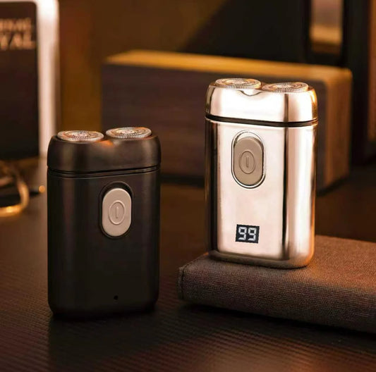Afeitadora eléctrica para hombre - Cabezal 3D extraible y lavable - Resistente al agua -
Recargable por USB - Uso en seco y húmedo - Apto para viajes - 50 % de descuento - 2 colores