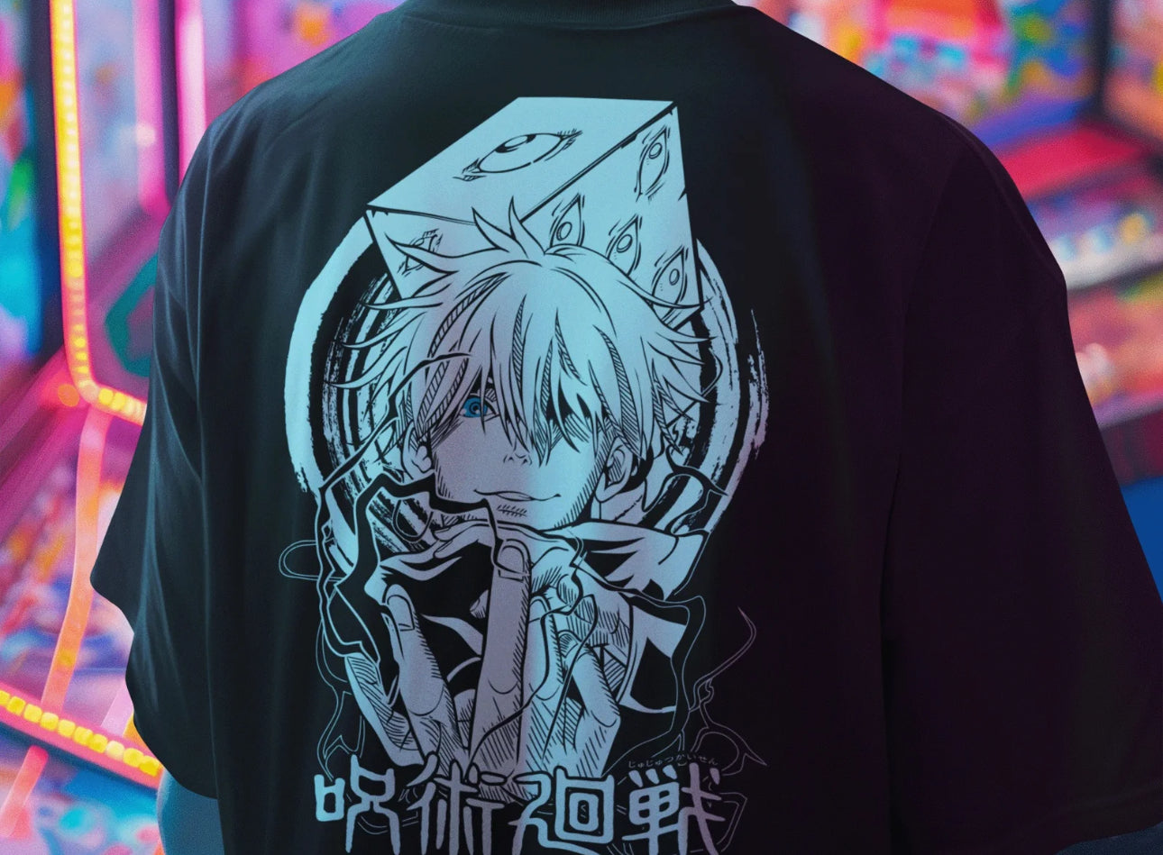Playera Solomon's GOJO SATORU JJK | 100%
Algodón | Tacto Suave | Anime Streetwear