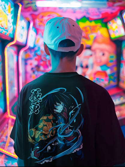 Playera Solomon's GIYU TOMIOKA DEMON
SLAYER | 100% Algodón | Tacto Suave | Anime Streetwear
