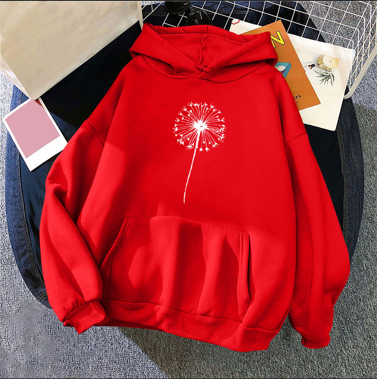 (🌎 PRODUCTO INTERNACIONAL) Sudadera Con Capucha Casual Cómoda Para Mujer Con Estampado