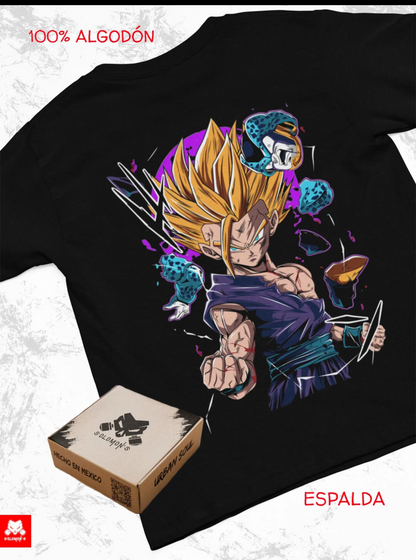 Playera Solomon's GOHAN DRAGON BALL 01 | 100% Algodón | Tacto Suave | Anime Streetwear