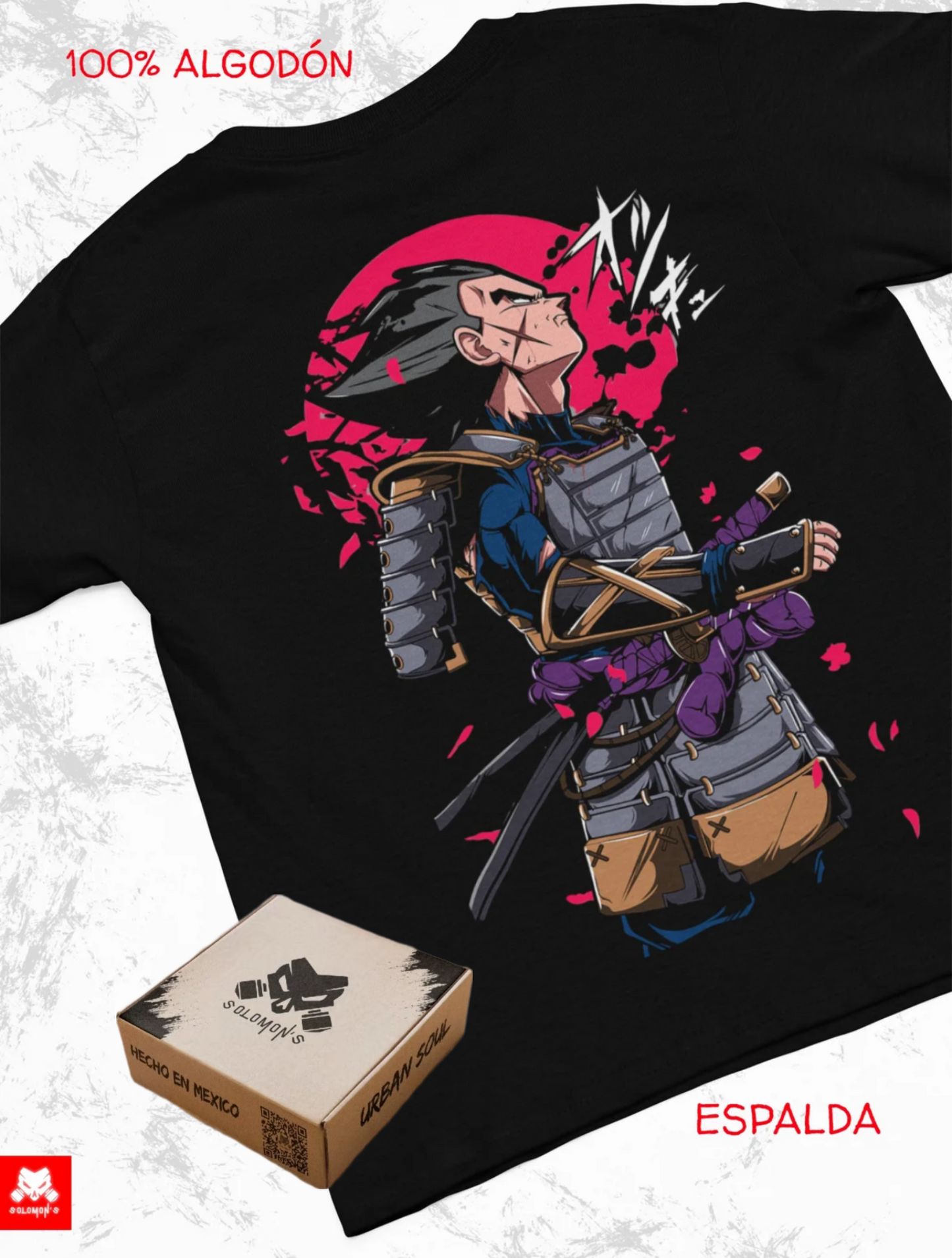 Playera Solomon's DBZ VEGETA | 100% Algodón |
Tacto Suave | Anime Streetwear