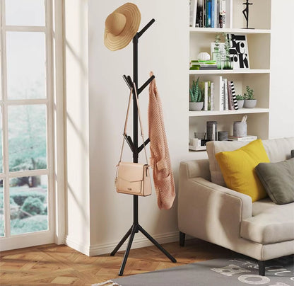 Percha de piso estante de sombrero simple para uso doméstico fácil de instalar percha de lujo ligera estante de sombrero simple moderno