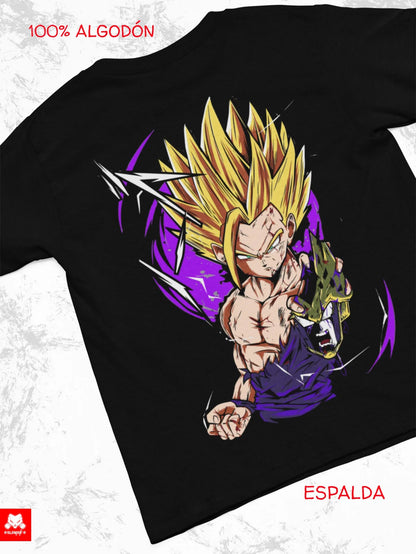 Playera Solomon's SUPER GOHAN DRAGON BALL I 100% Algodón | Tacto Suave | Anime Streetwear