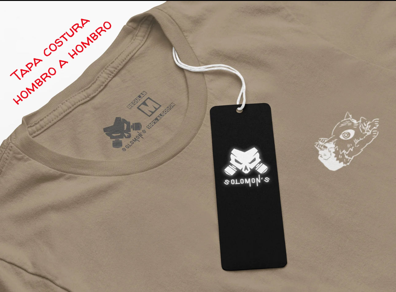 Playera Solomon's DEMON SLAYER TANJIRO 01 | 100% Algodón | Tacto Suave | Anime Streetwear