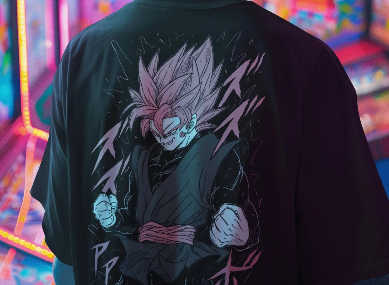 Playera Solomon's DBZ BLACK GOKU | 100%
Algodón | Tacto Suave | Anime Streetwear