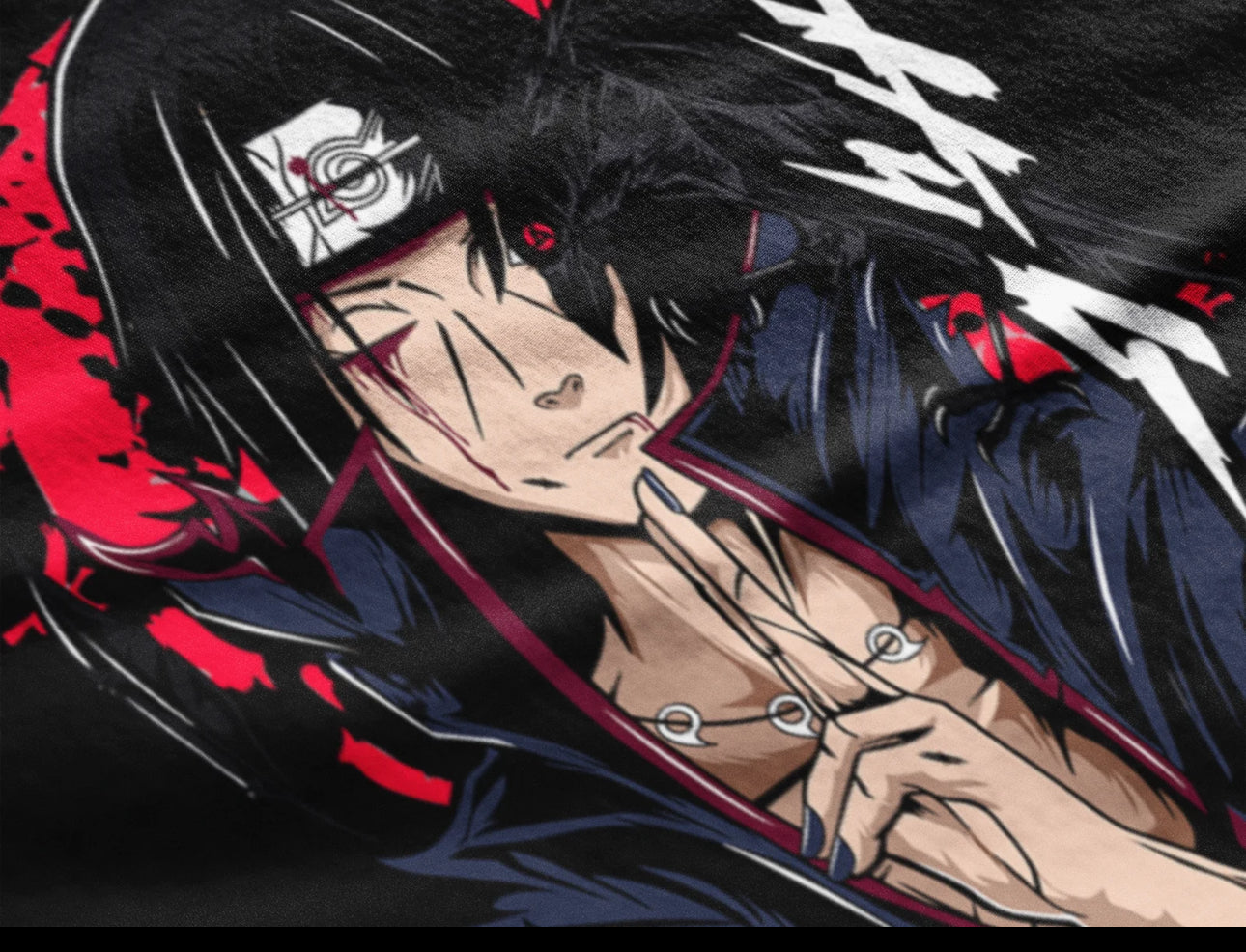 Playera Solomon's ITACHI NARUTO | 100% Algodón
I Tacto Suave | Anime Streetwear