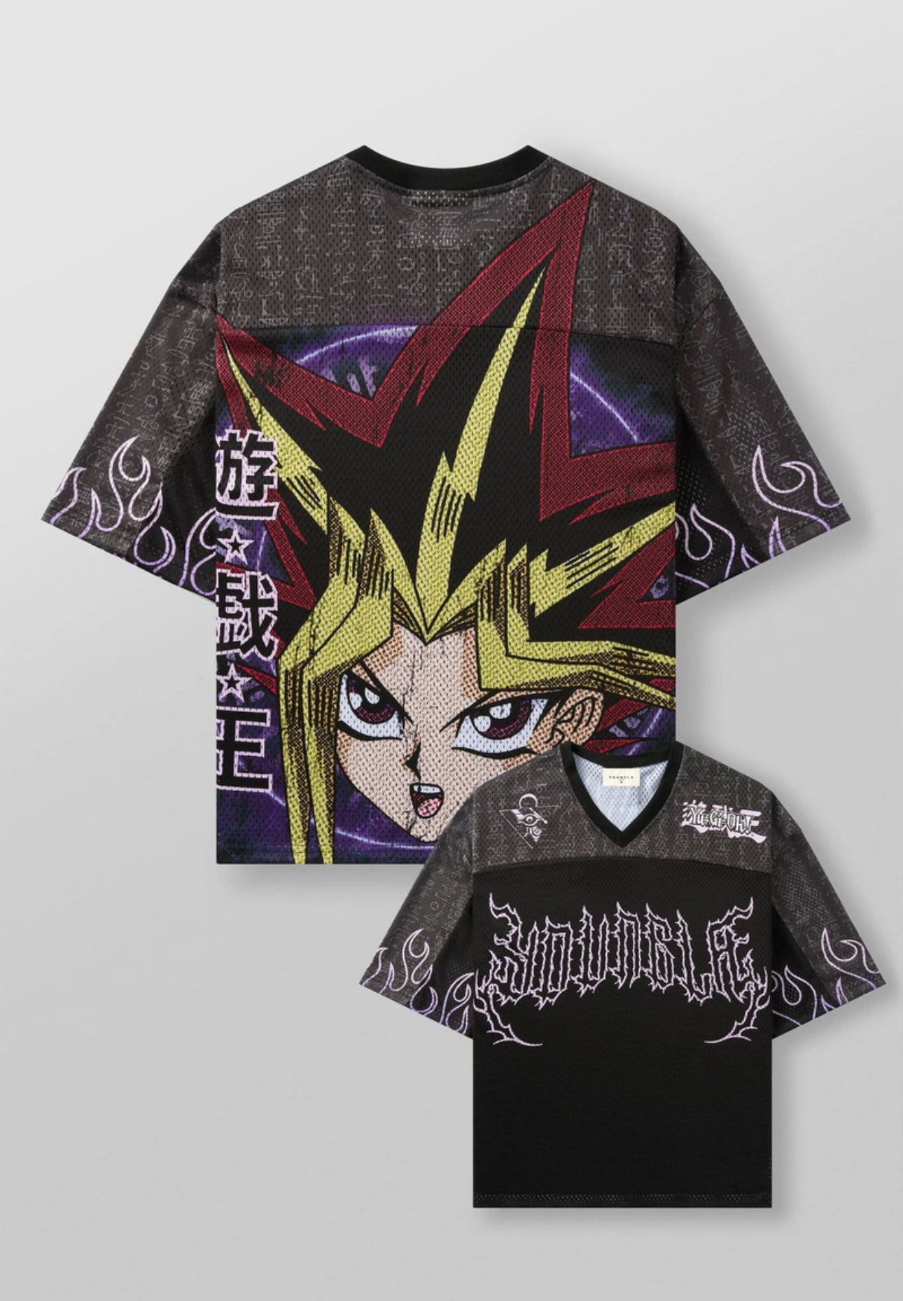 (🌍 INTERNACIONAL COMERCIO) Camiseta Yu Gi Oh Para Hombre, Extragrande, Poliéster De Sec