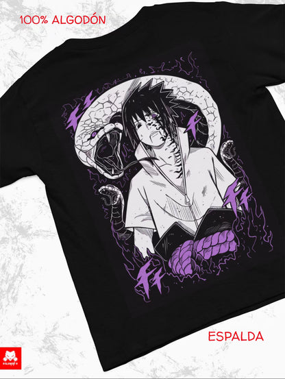 Playera Solomon's SASUKE N4RUTO | 100%
Algodón | Taco Suave | Anime Streetwear