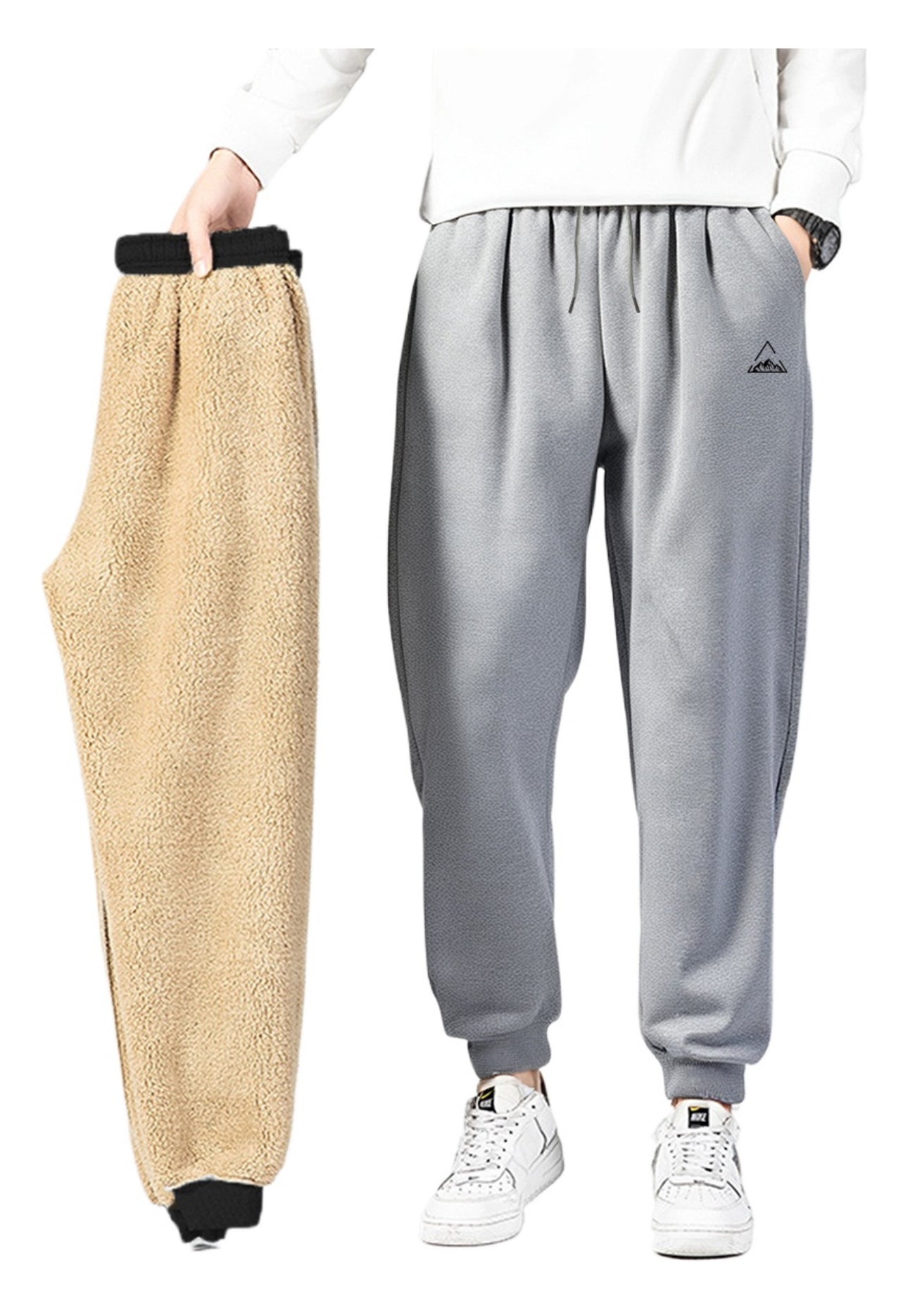 (🌍 INTERNACIONAL COMERCIO) Pants Térmicos Con Gráfico De Montaña Para Hombre