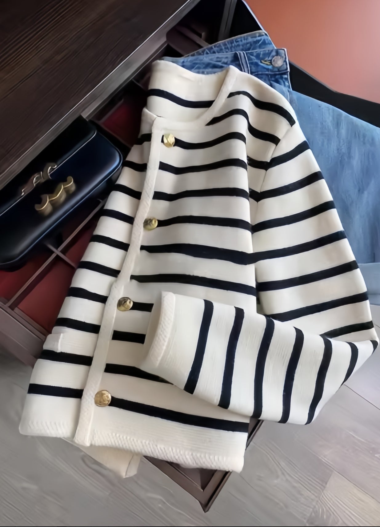 (🌎 PRODUCTO INTERNACIONAL) Suéteres Cárdigan Mujer Otoño Invierno Rayados