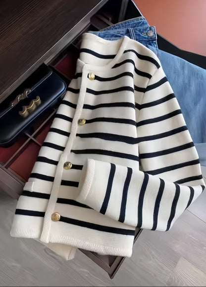 (🌎 PRODUCTO INTERNACIONAL) Suéteres Cárdigan Mujer Otoño Invierno Rayados
