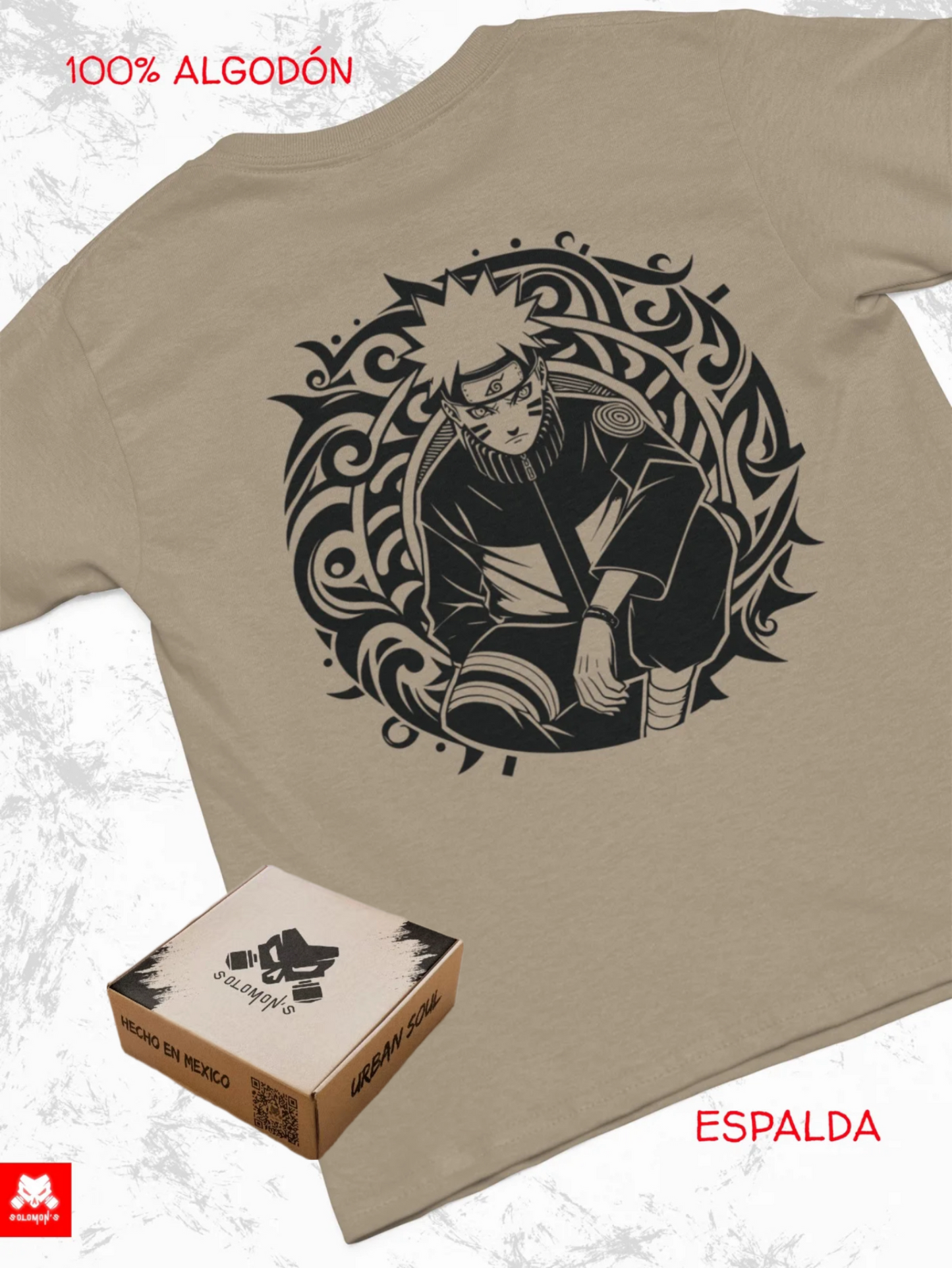 Playera Solomon's NARUTO MODO SABIO | 100%
Algodón | Tacto Suave | Anime Streetwear