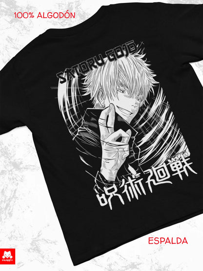 Playera Solomon's GOJO SATORU JUJUTSU KAISEN | 100% Algodón | Tacto Suave | Anime Streetwear