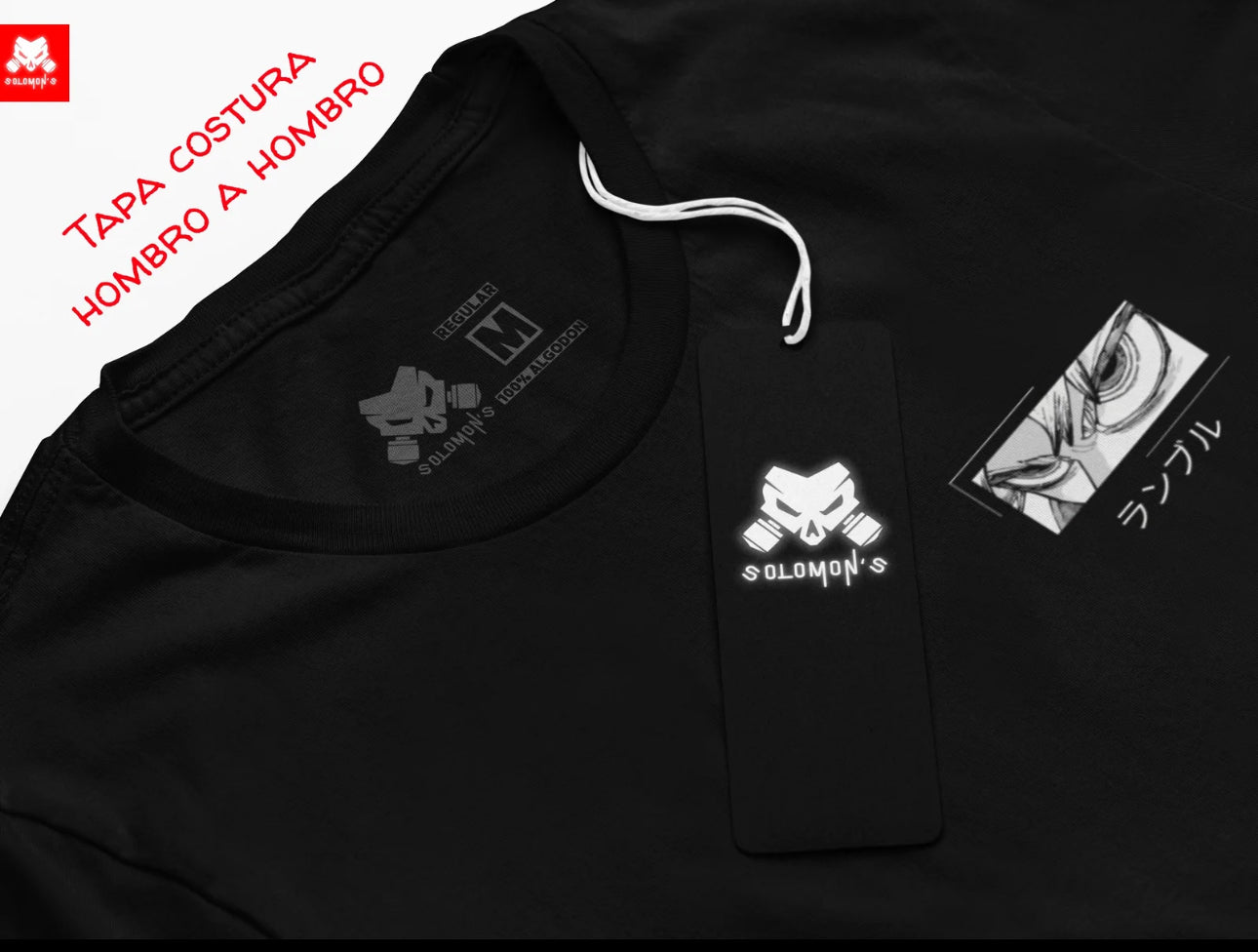 Playera Solomon's GACHIAKUTA | 100% Algodón |
Tacto Suave | Anime Streetwear