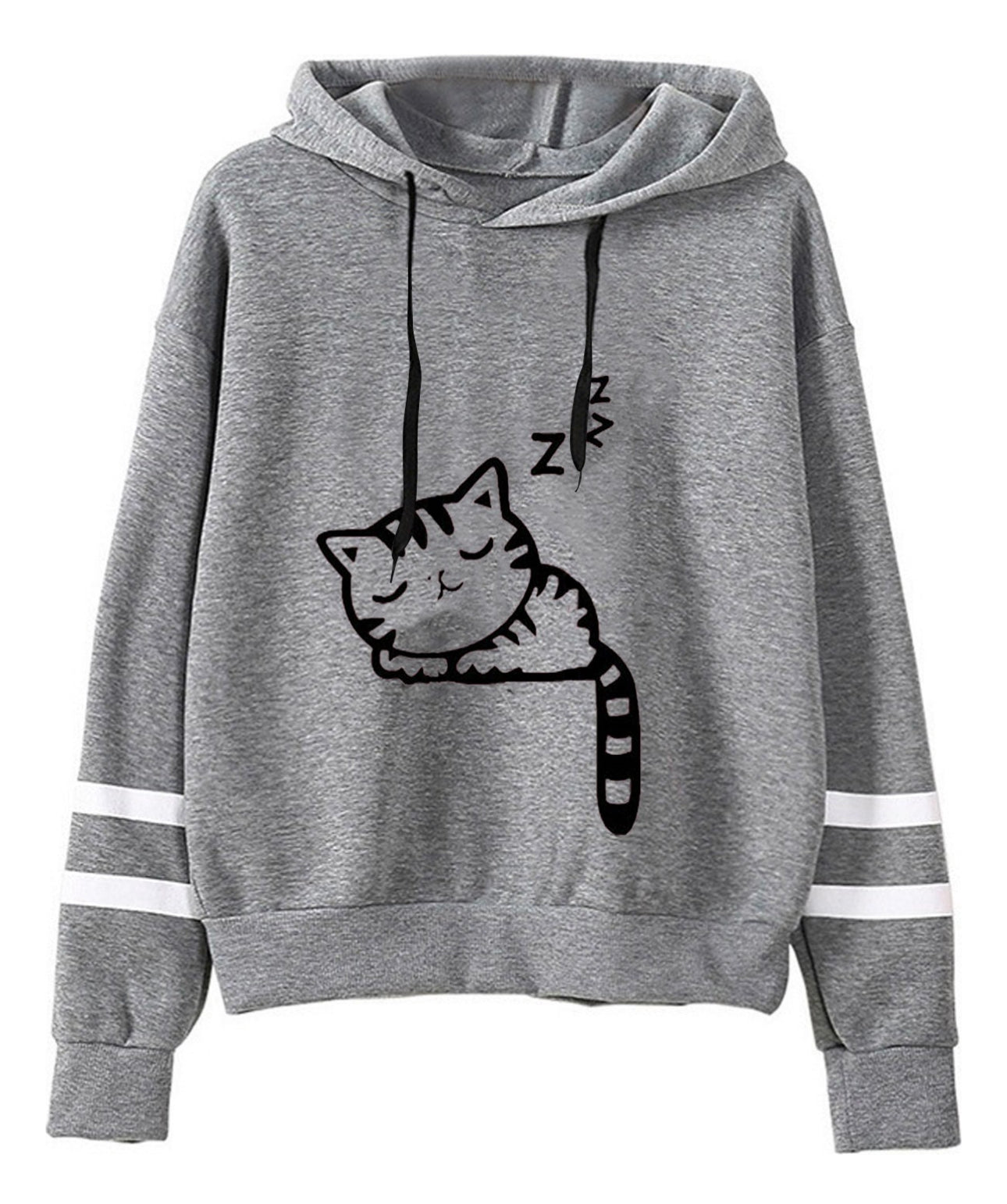 (🌎 PRODUCTO INTERNACIONAL) Camisetas De Manga Larga Con Capucha Estampada De Alta Calid