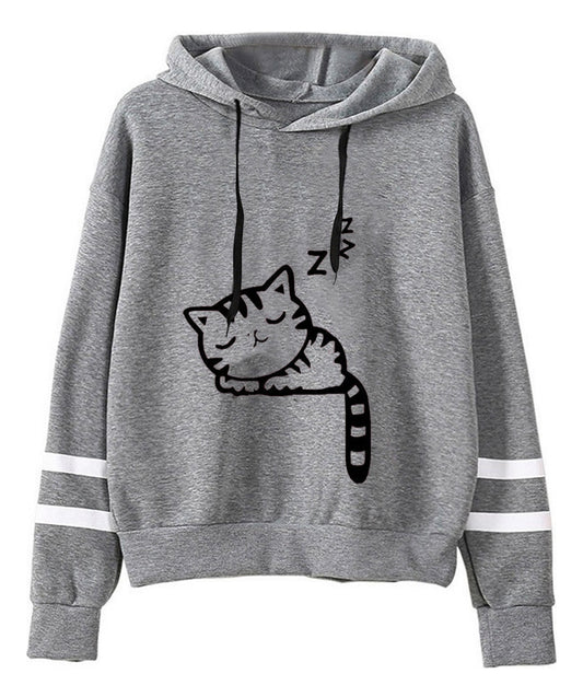 (🌎 PRODUCTO INTERNACIONAL) Camisetas De Manga Larga Con Capucha Estampada De Alta Calid