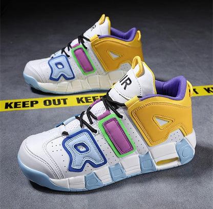Air Deportivos Mujer Zapatillas de Uptempo para Correr Calzado Baloncesto Sneakers Gimnasio Casual Shoes