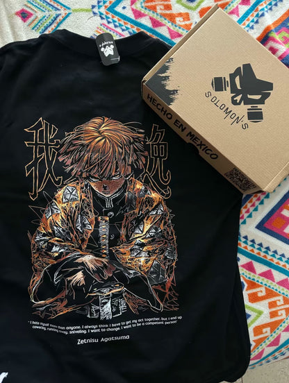Playera Solomon's ZETNISU DEMON SLAYER | 100% Algodón | Tacto Suave | Anime Streetwear