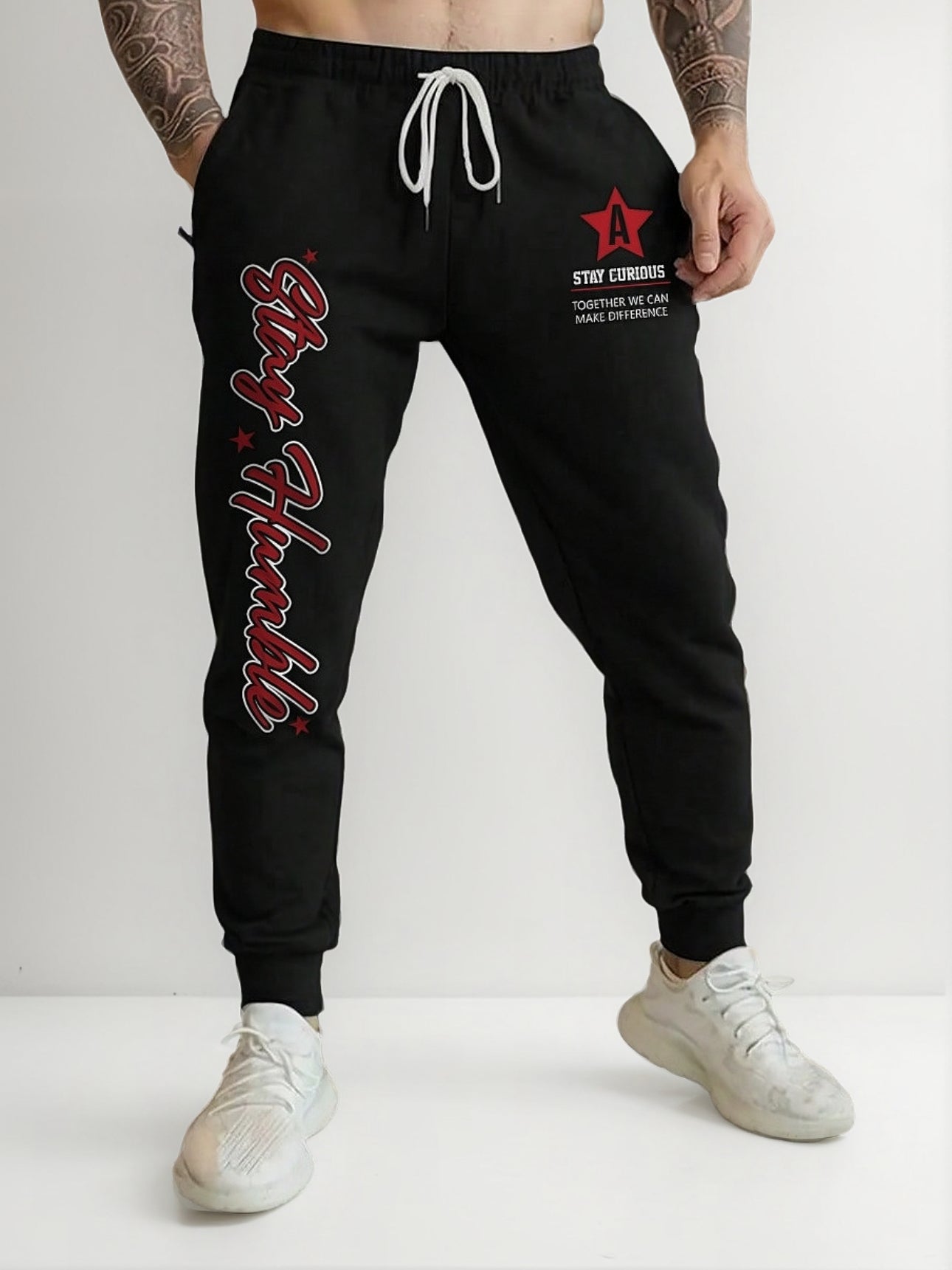 (🌍 INTERNACIONAL) Pantalones Para Hombre Con Diseño Sencillo Y Chido