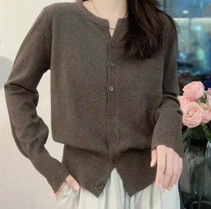 (🌎 PRODUCTO INTERNACIONAL) Cardigan Vintage Elegante Para Dama Oficina