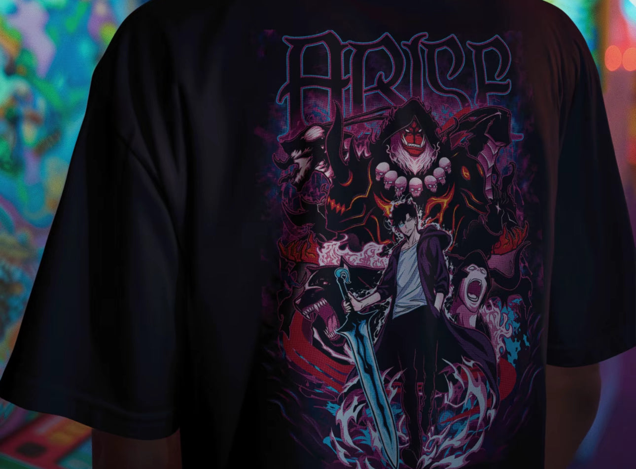 Playera Solomon's SOLO LEVELING ARISE | 100%
Algodón | Tacto Suave | Anime Streetwear