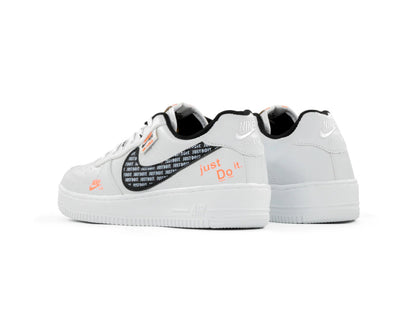 Zapatos Nike Air Force One Damas Caballeros Just Do It Blanc