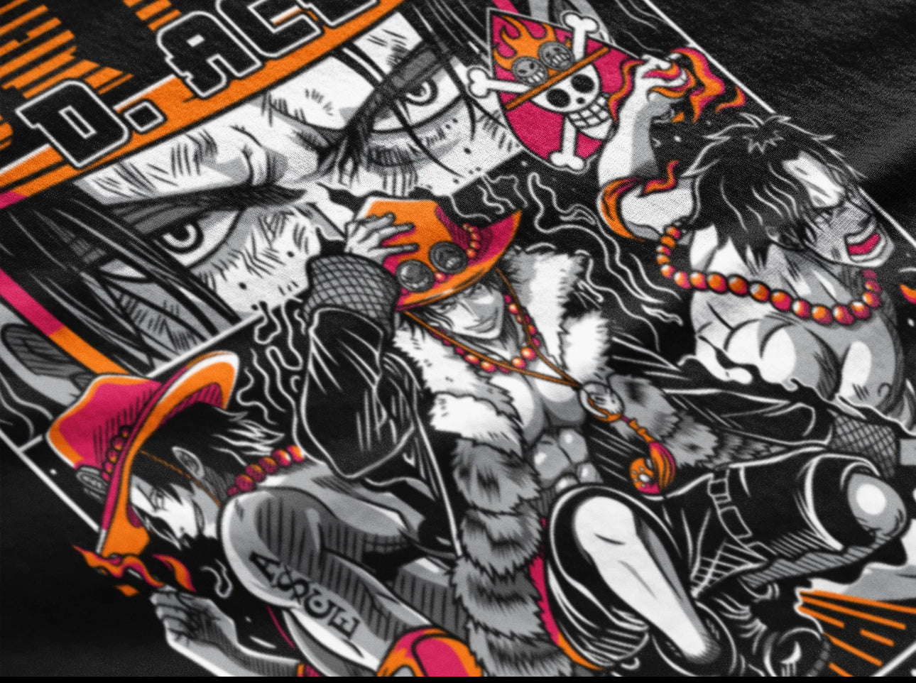 Playera Solomon's ACE ONE PIECE | 100% Algodón
I Tacto Suave | Anime Streetwear
