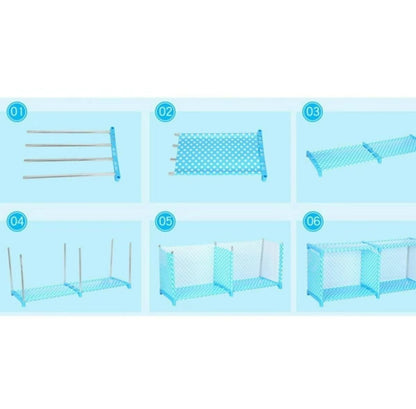 Librero Y Mueble Organizador Estante Para Libros
4 Cubos