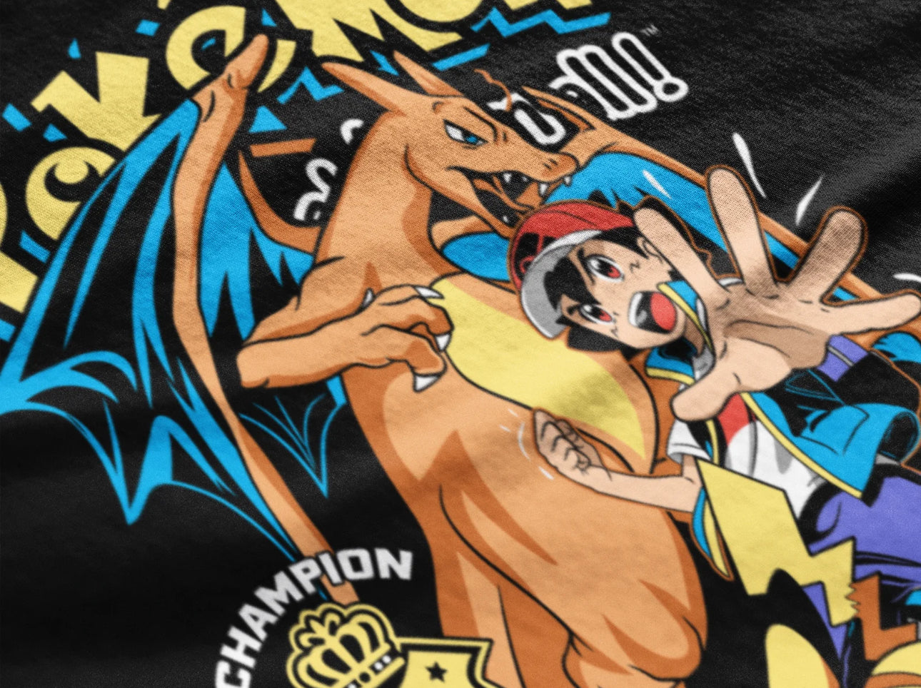 Playera Solomon's POKEMON ASH | 100% Algodón
I Tacto Suave | Anime Streetwear