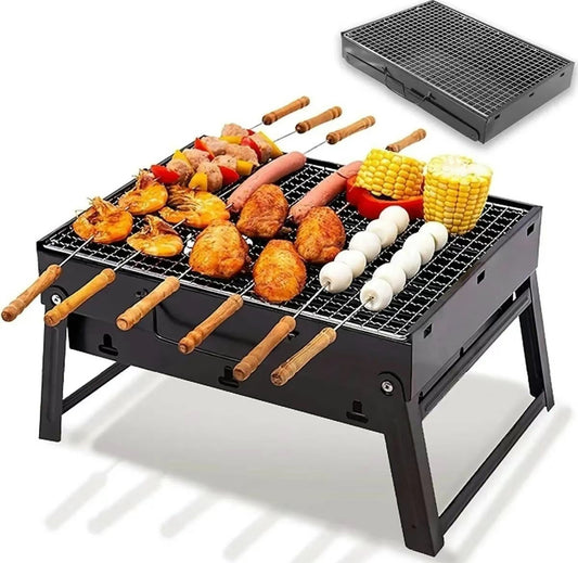 Mini Parrilla De Carbón Portátil Plegable
Acero Inoxidable