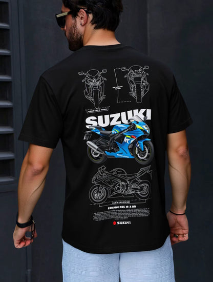 Playera Camiseta Unisex Motos
Suzuki GSX R600 Azul
