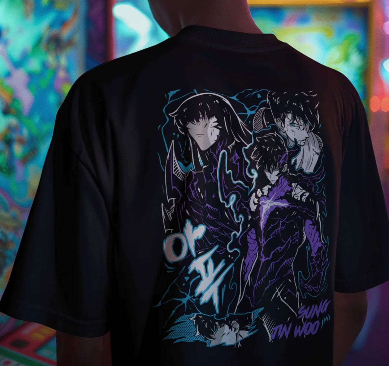Playera Solomon's SOLO LEVELING | 100% Algodón
I Tacto Suave | Anime Streetwear