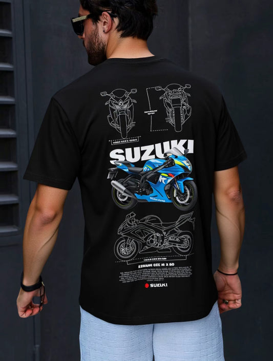 Playera Camiseta Unisex Motos
Suzuki GSX R600 Azul