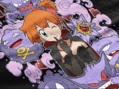 Playera Solomon's POKEMON MISTY | 100%
Algodón | Tacto Suave | Anime Streetwear
