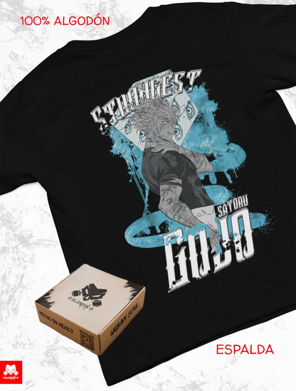 Playera Solomon's GOJO SATORU JUJUTSU
KAISEN 02 | 100% Algodón | Tacto Suave | Anime
Streetwear